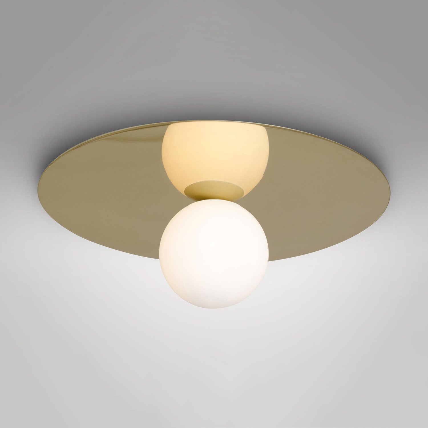 PLATE AND SPHERE CEILING LIGHT / OPTION 1 / LARGE 65cm