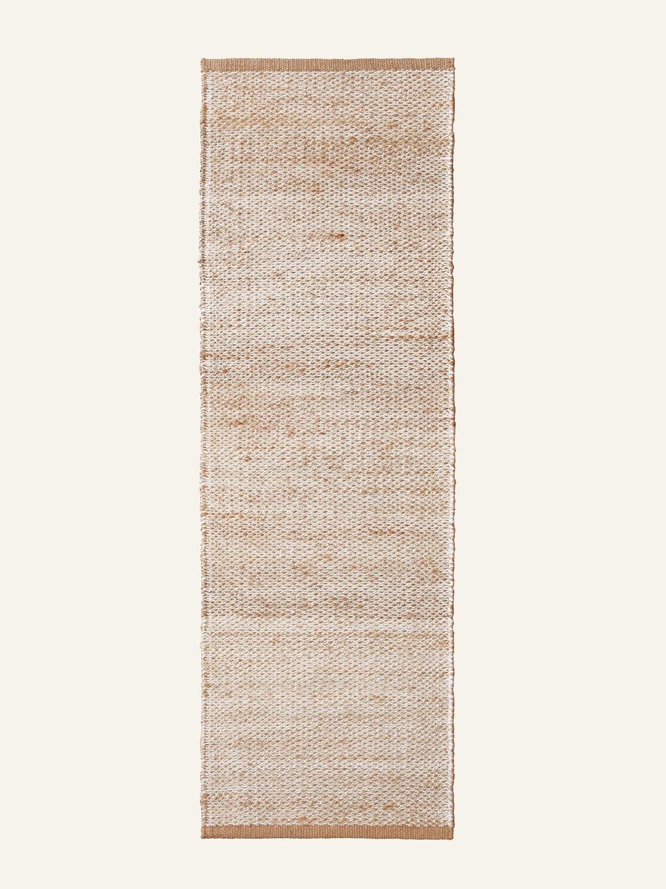 RIDGE RUG | NOOK COLLECTION | NATURAL + WHITE - 2'7" x 6'