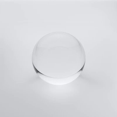 CLEAR GLASS ORB