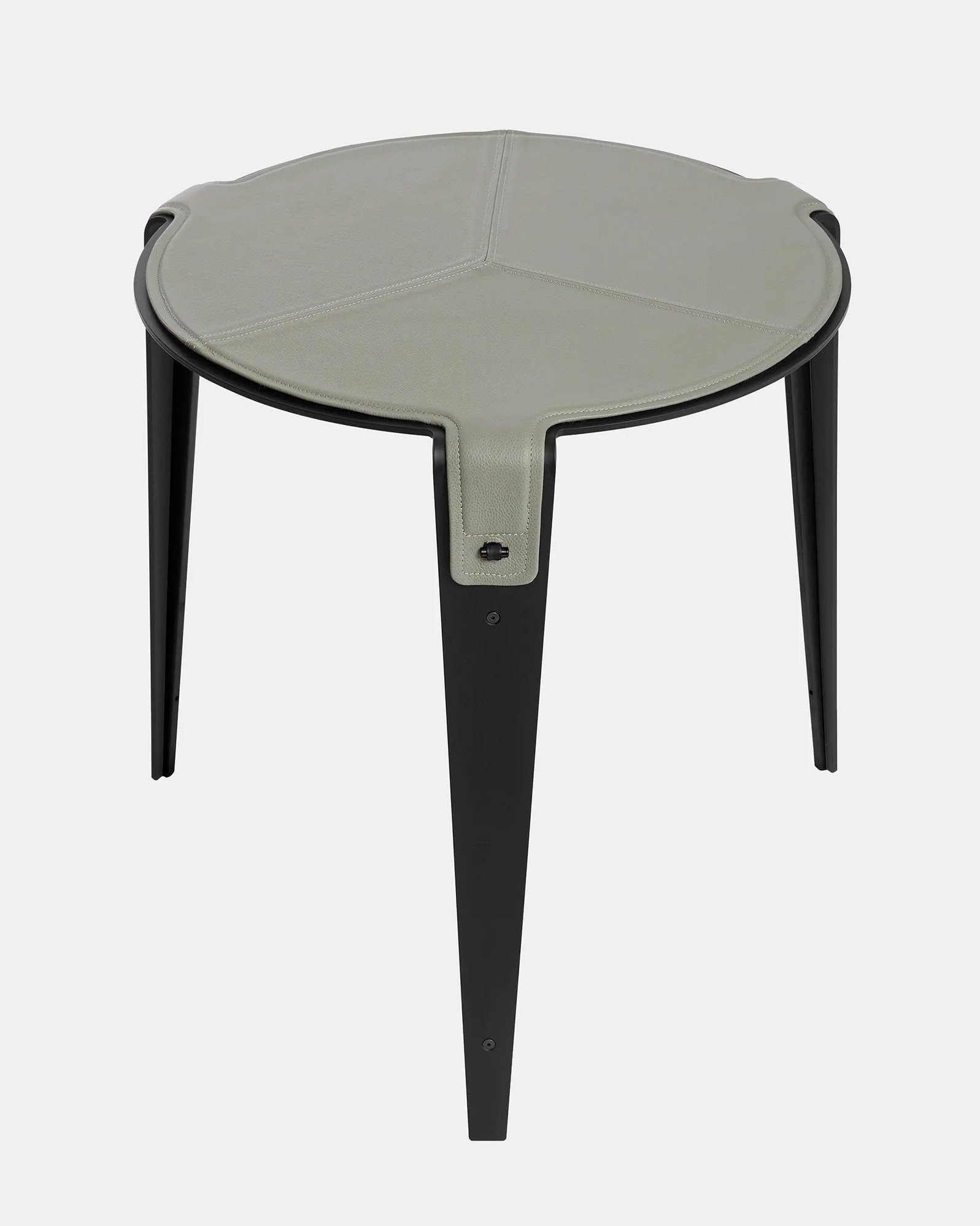 BARDOT SIDE TABLE - BLACK STEEL + SLATE GRAY