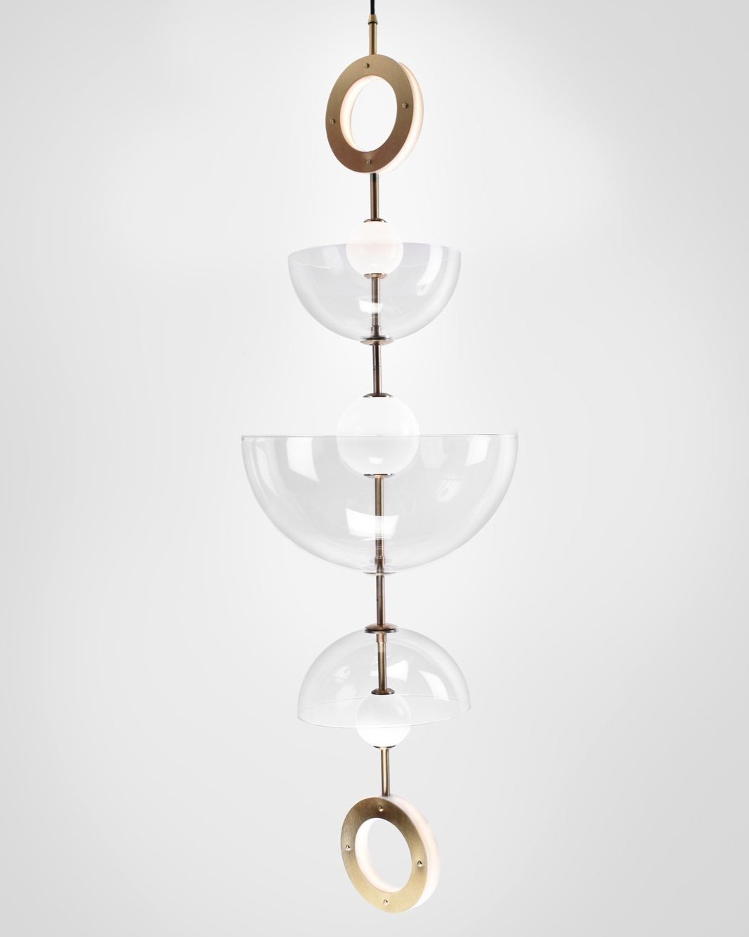 DECO CHANDELIER 5 - CLEAR