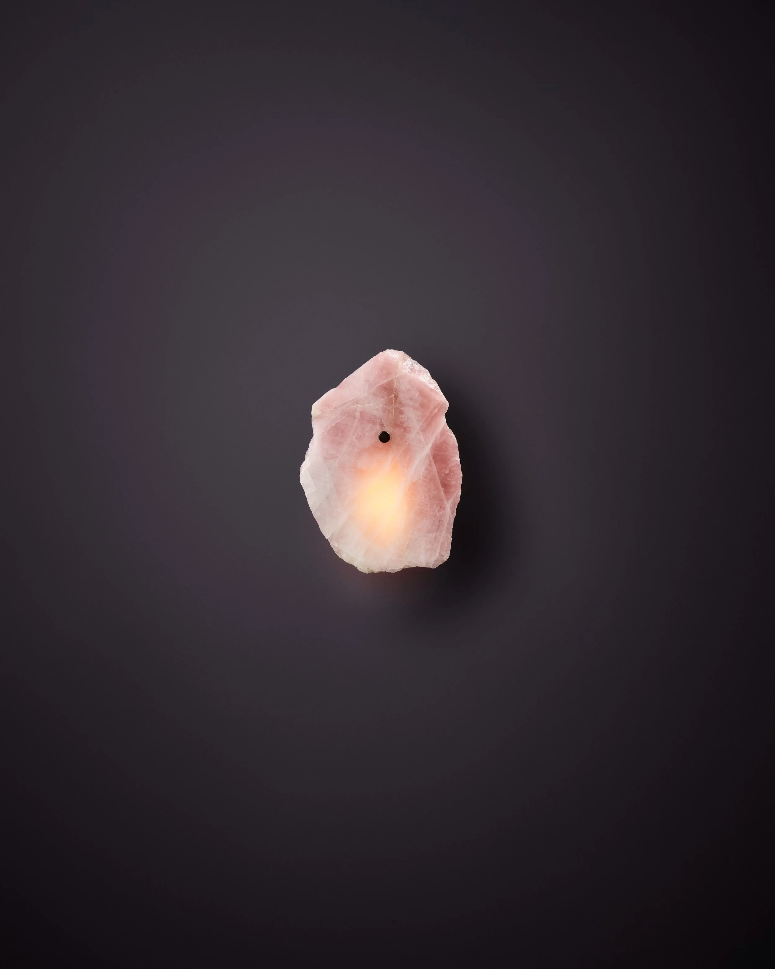 PETRA I MONO - ROSE QUARTZ SLICE