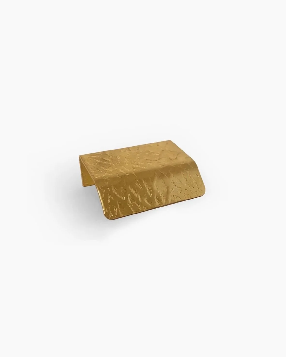 TEXTURED EDGE PULL - BRASS