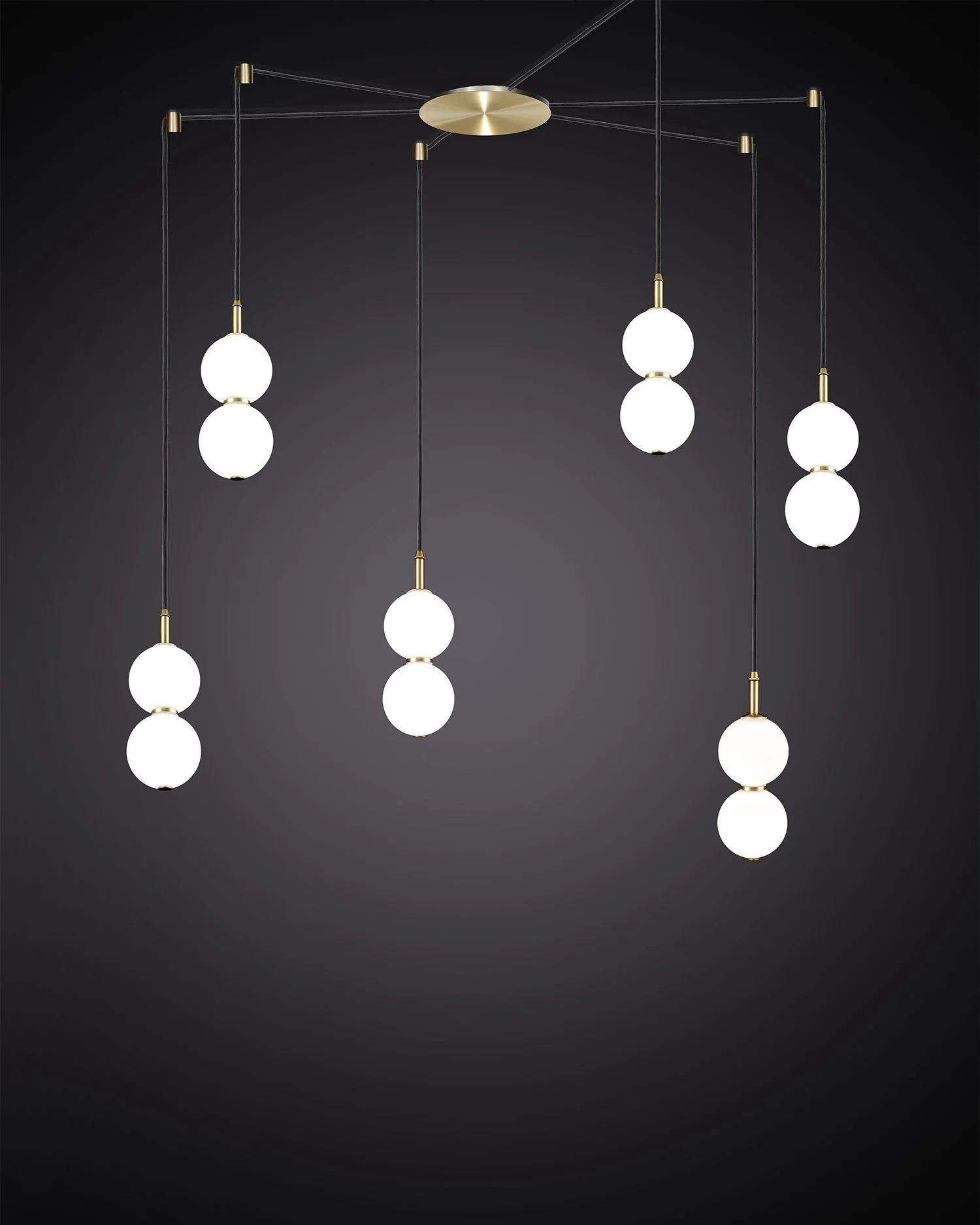 ECHO LAMP CLUSTER - 6 PIECE WIDE