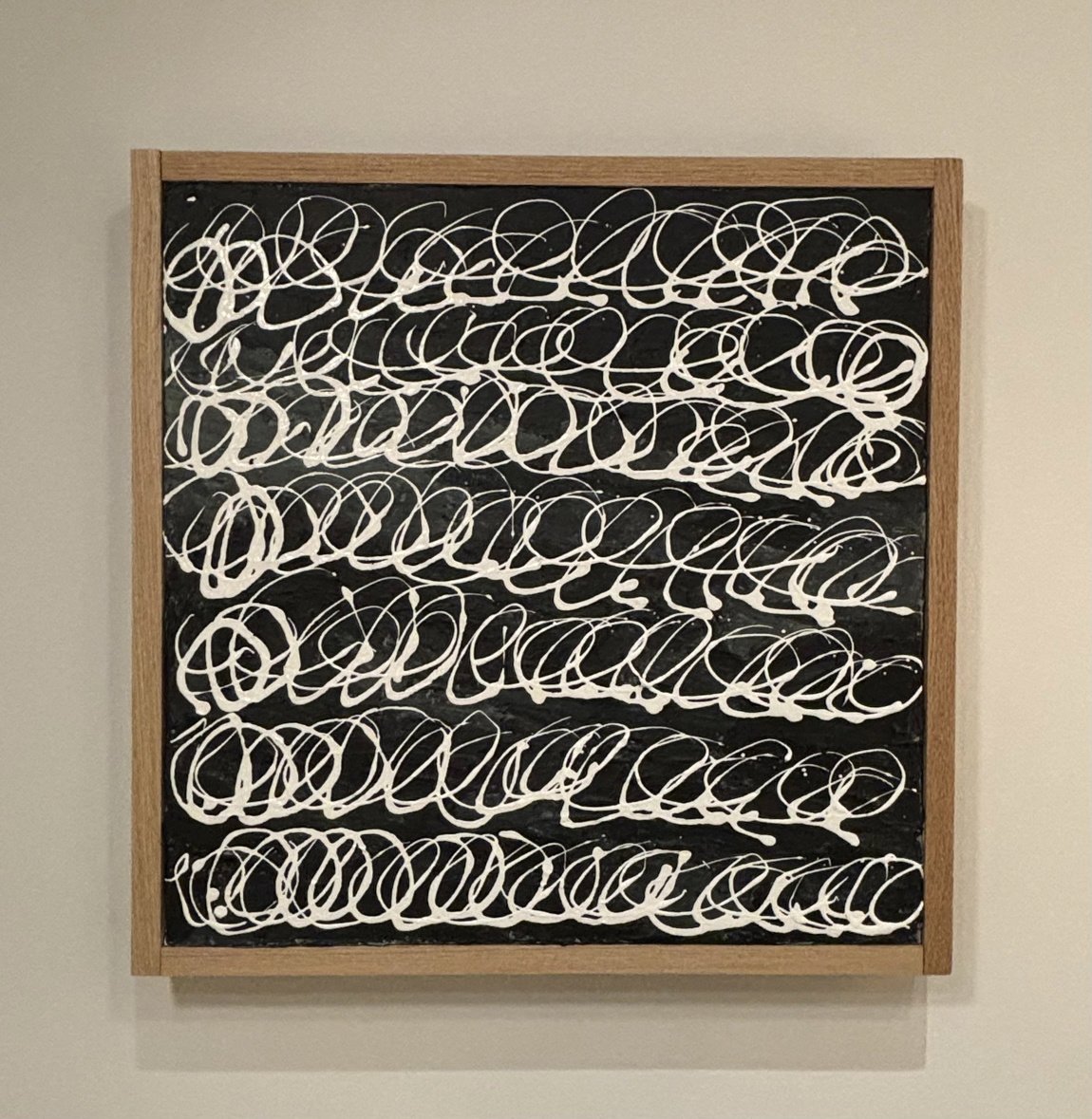 SPUME | ACRYLIC ON CANVAS, OAK WOOD FRAME | $2000