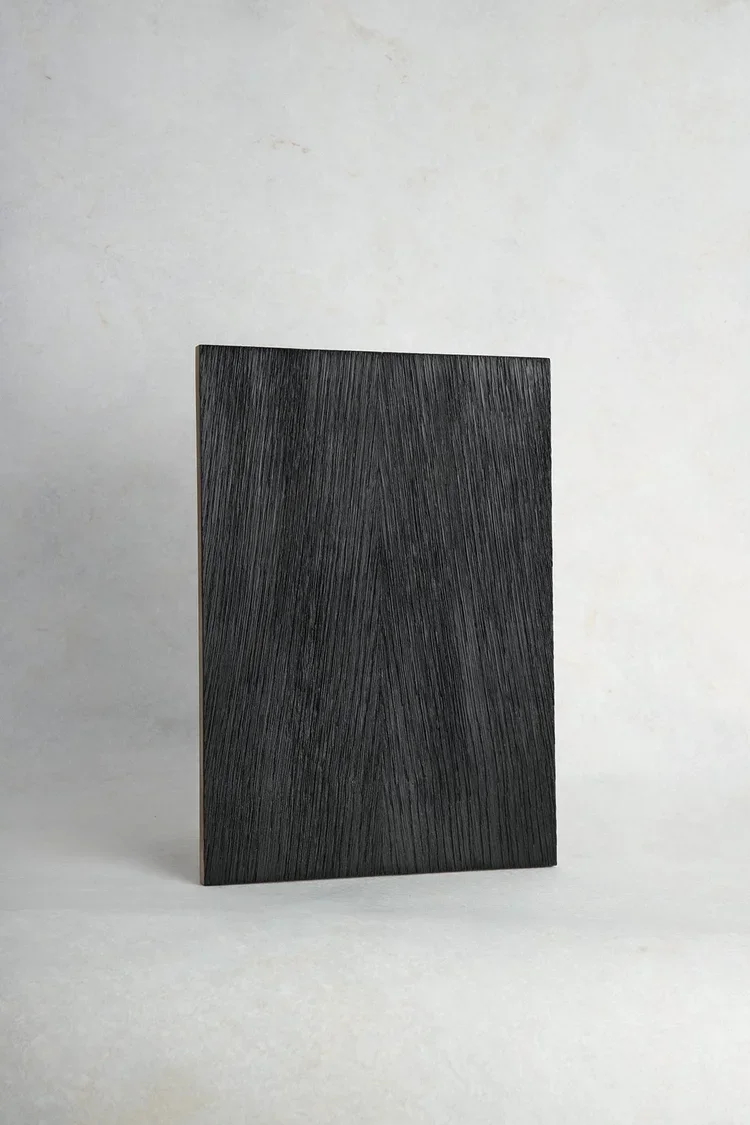 BLACK STAINED BRUSHED OAK