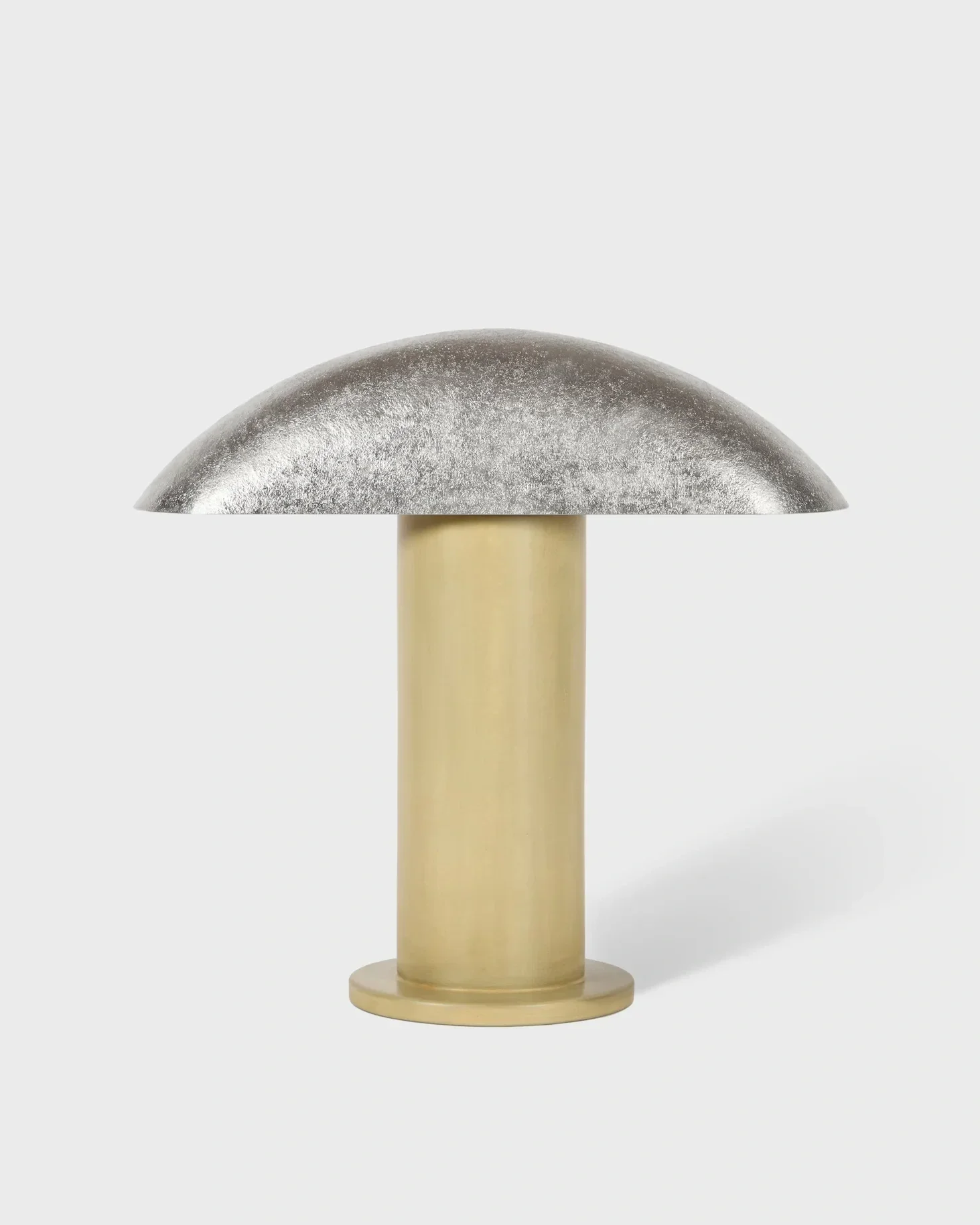 NEZU TABLE LAMP LARGE - LACQUER + PEWTER