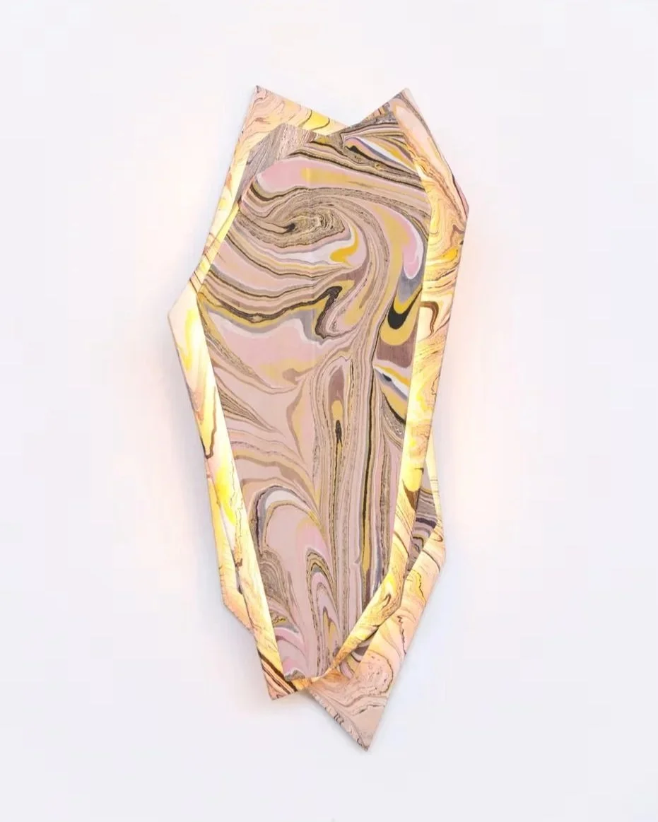 CONTINUUM 500 MARBLED WALL SCONCE - PEARL