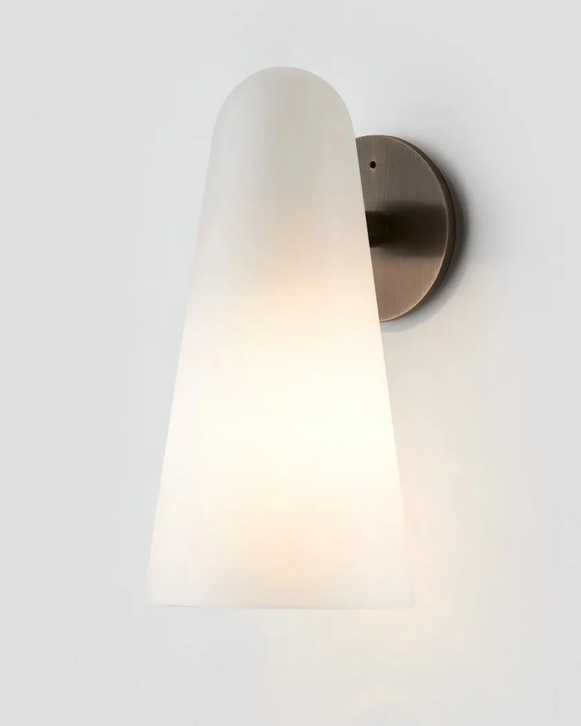 DOMI WALL SCONCE - BRONZE / SNOW