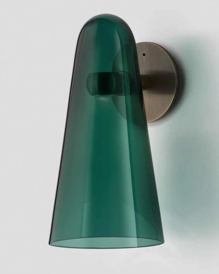 DOMI WALL SCONCE - BRONZE / DRUNKEN EMERALD