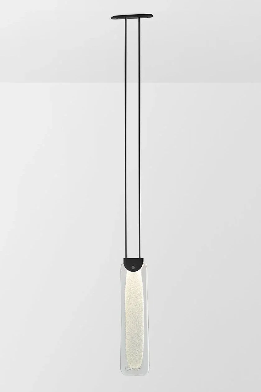 FIZI SLAB PENDANT - BLACK ELECTROPLATE / FIZI