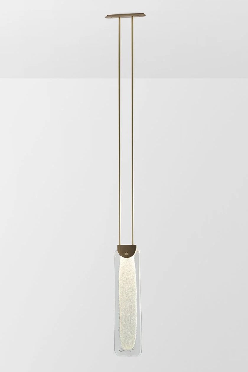 FIZI SLAB PENDANT - BRASS / FIZI