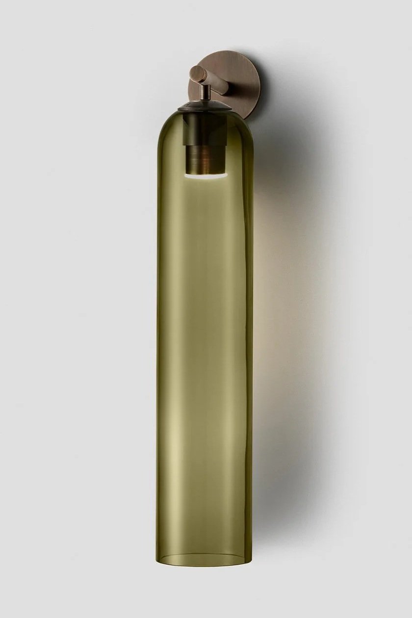 FLOAT HOVER TALL SCONCE - BRONZE / SMOKE