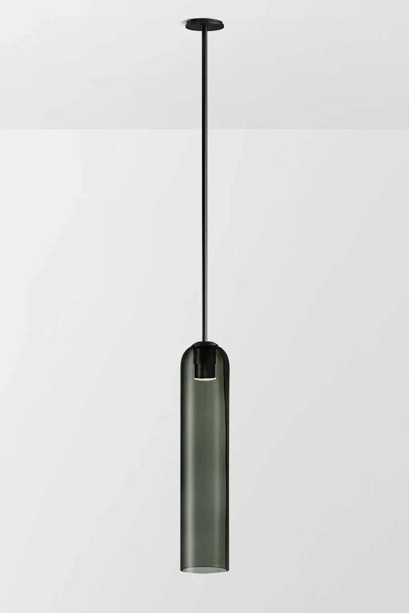 FLOAT PENDANT - BLACK ELECTROPLATE / GREY
