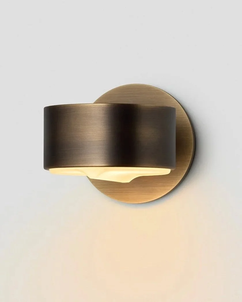 OCCHI INTERIOR FIXED WALL SCONCE - BRONZE / FROSTED