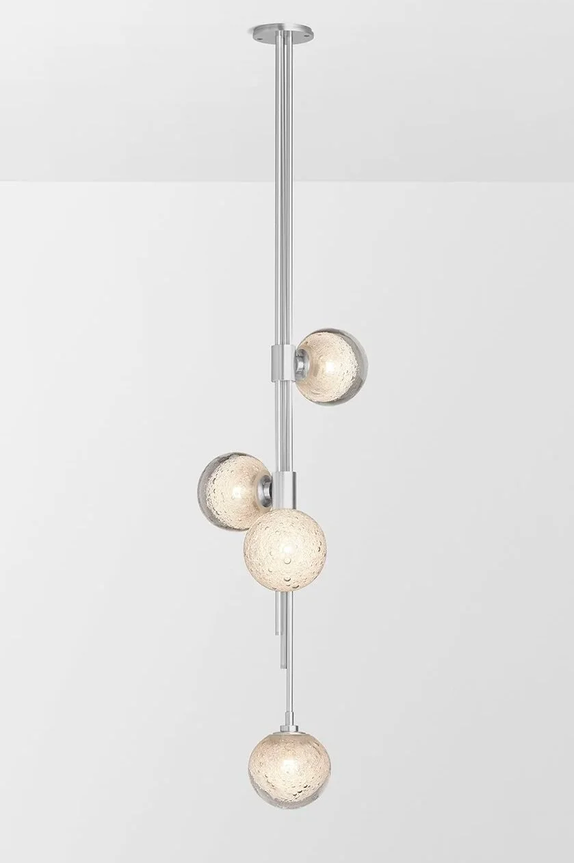 TRILOGY VERTICAL PENDANT - SATIN NICKEL / FIZI