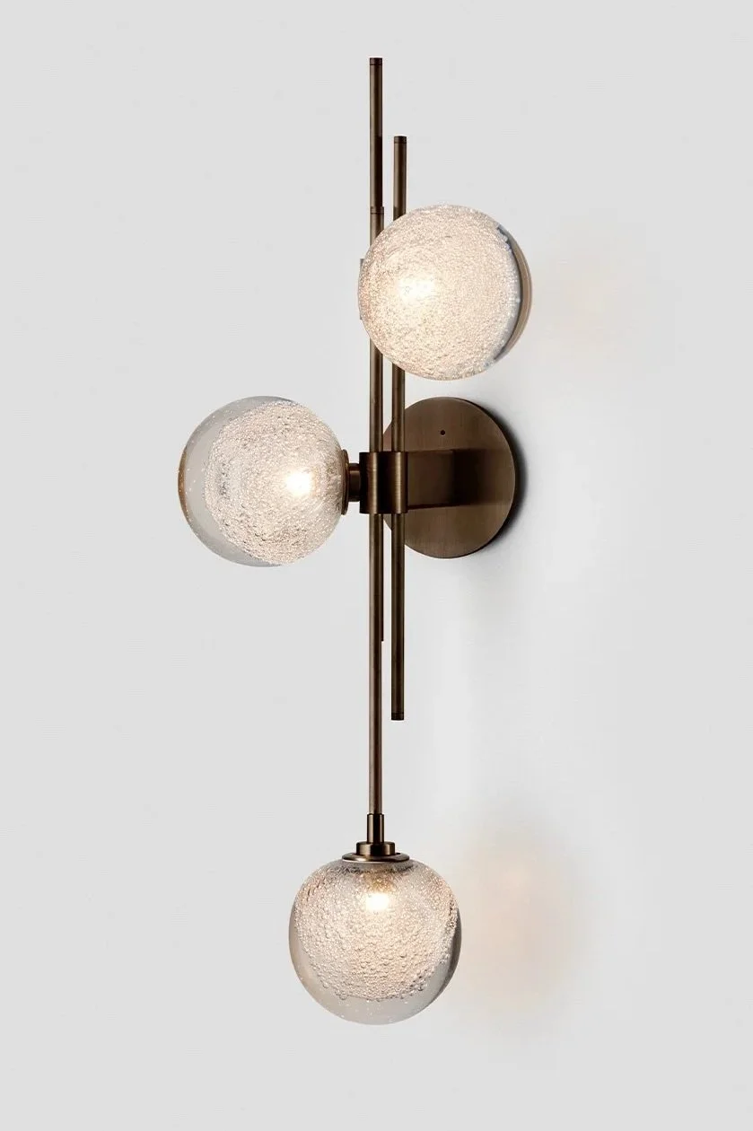 TRILOGY VERTICAL WALL SCONCE - BRONZE / FIZI