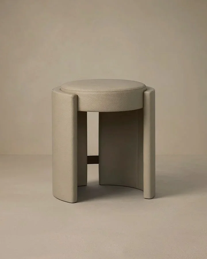 CUFF STOOL - TITANIUM / BRONZE