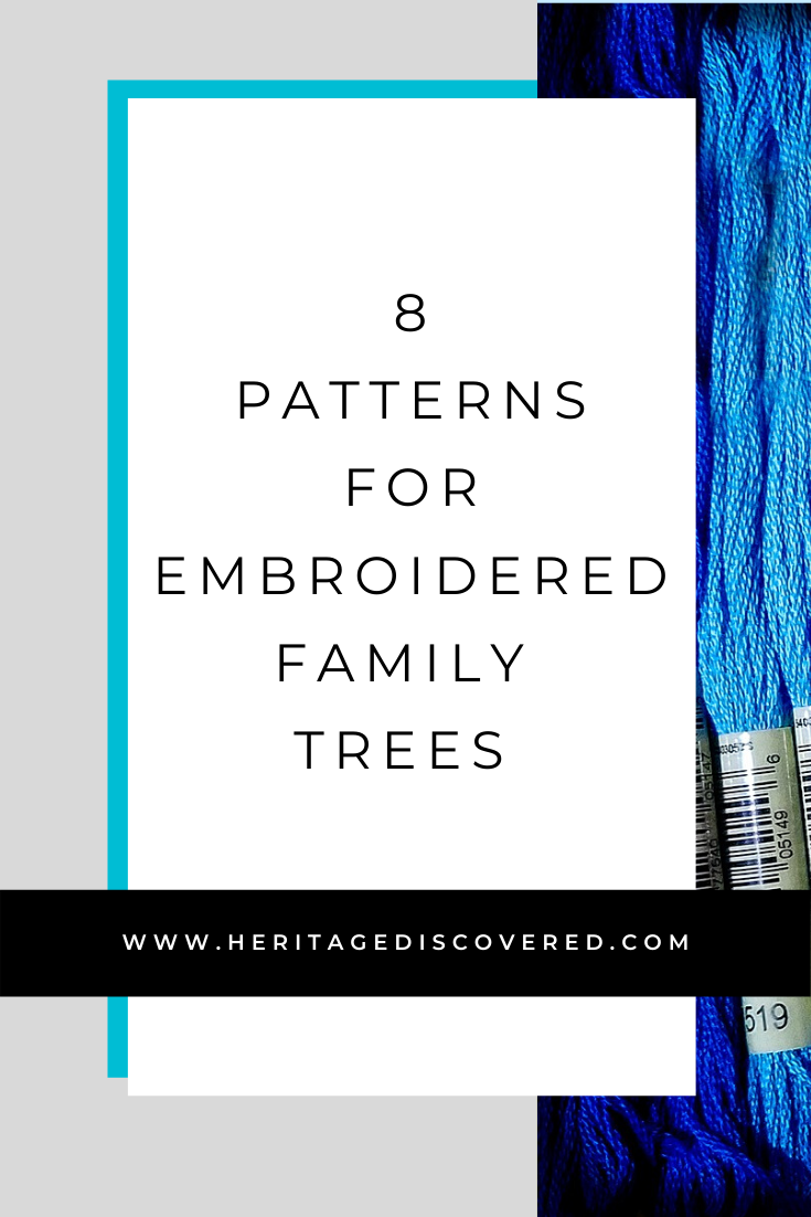8 Patterns for Embroidered Family Trees — Heritage Discovered