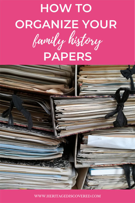 How to Organize Your Genealogy Files With Binders — Heritage Discovered