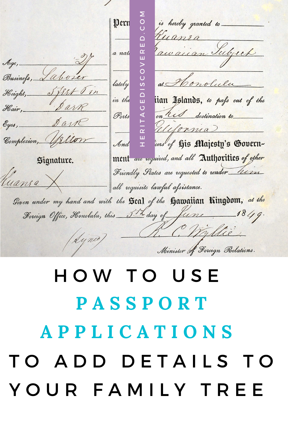 How To Add More Details To Your Family Tree With Passport Applications