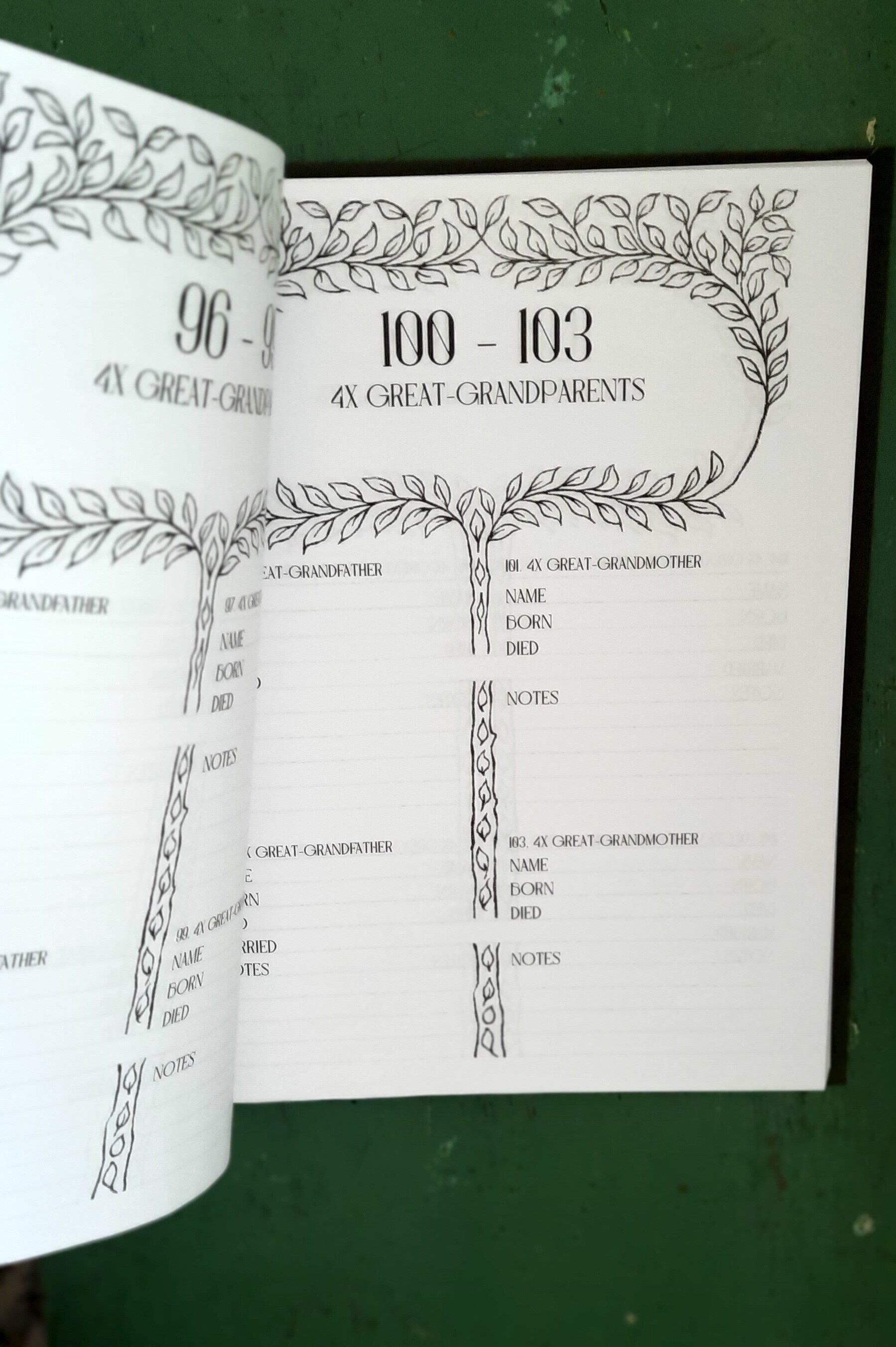 20 Genealogy Products on  You Didn't Know You Needed – Family Tree  Notebooks