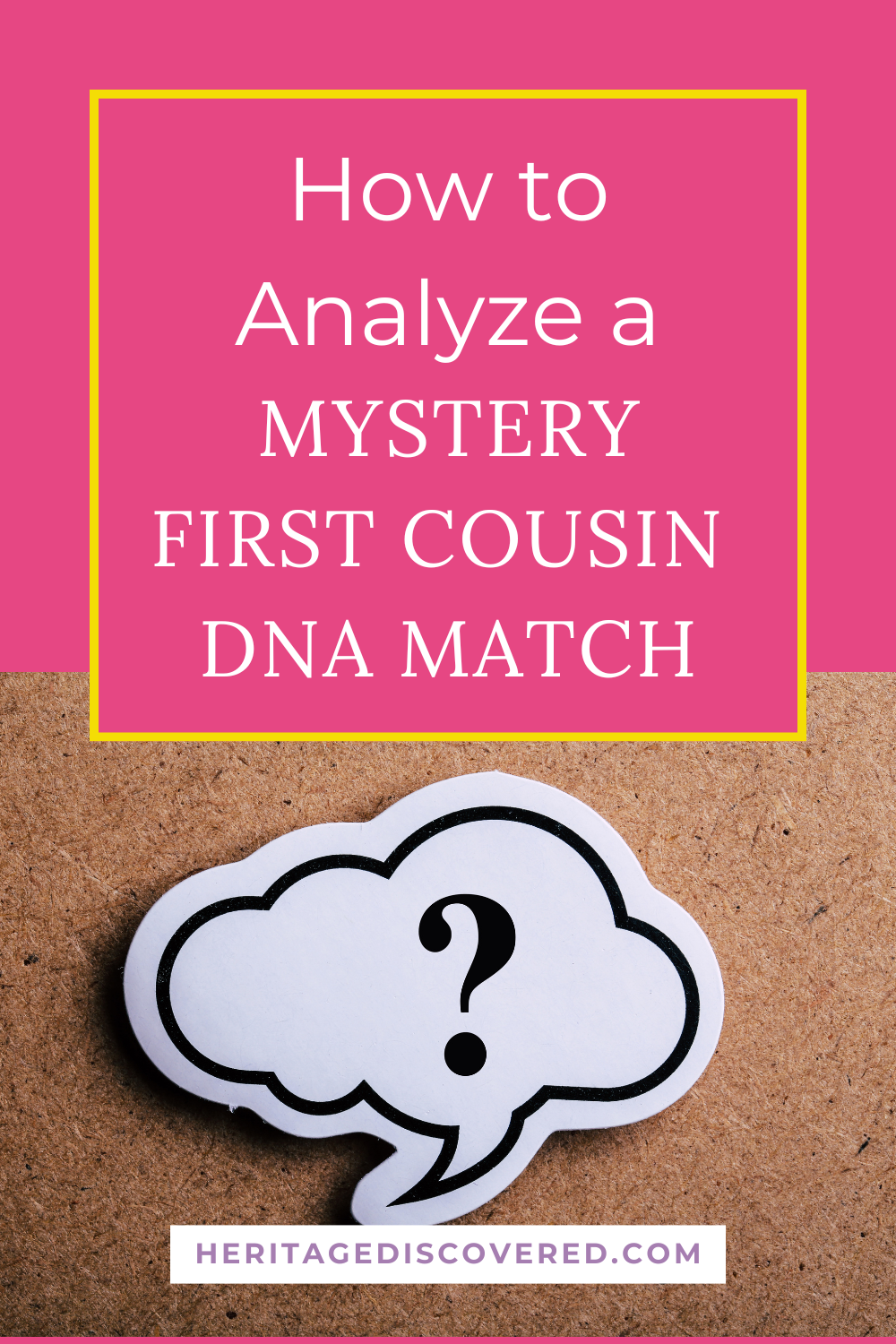 What To Do With Mystery First Cousin DNA Matches
