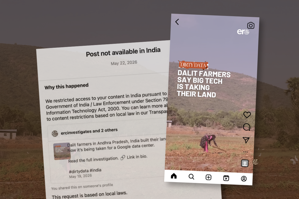 ERC Calls for Reinstatement of Instagram Reel Restricted in India