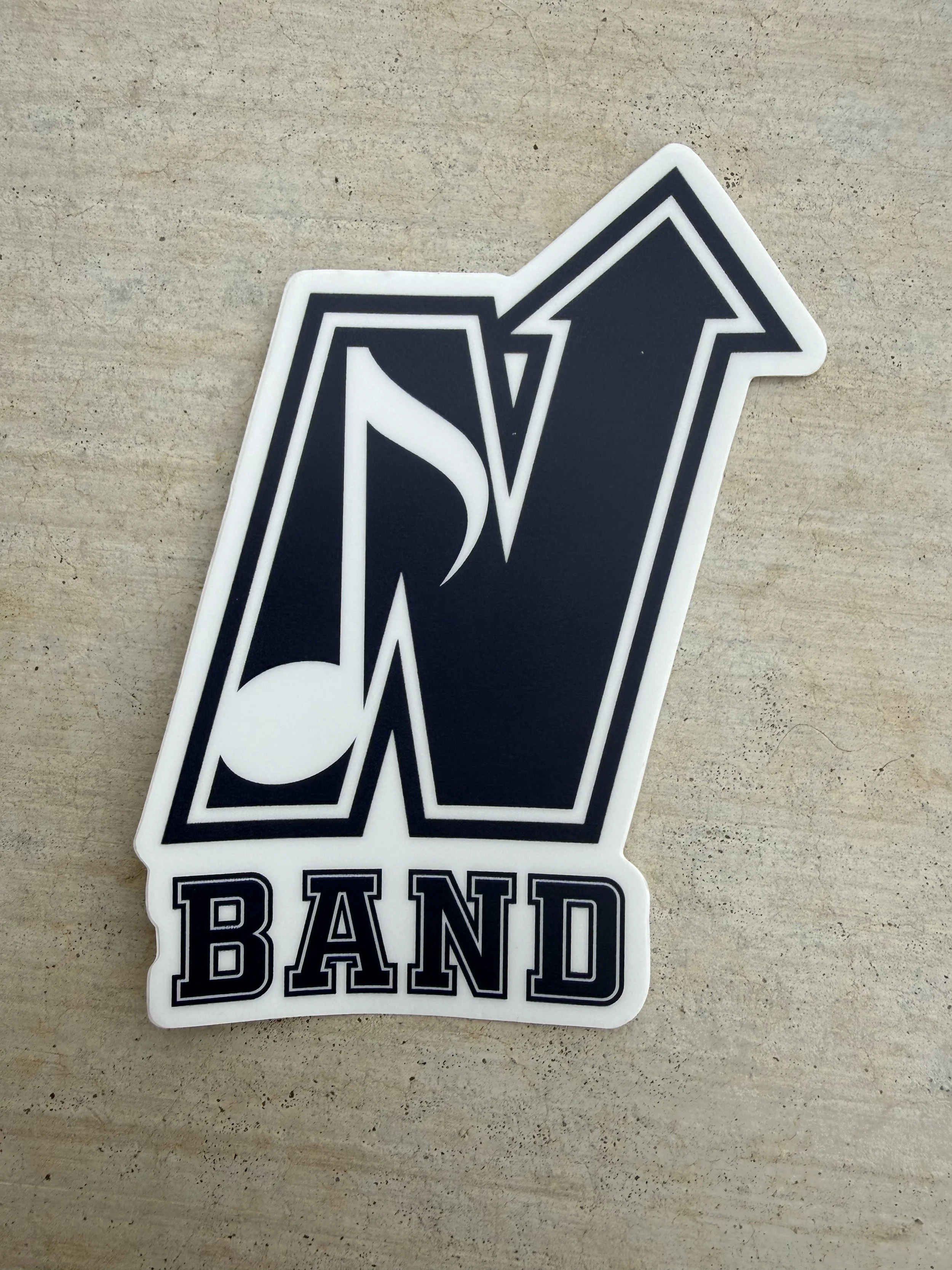 Power N Band Sticker