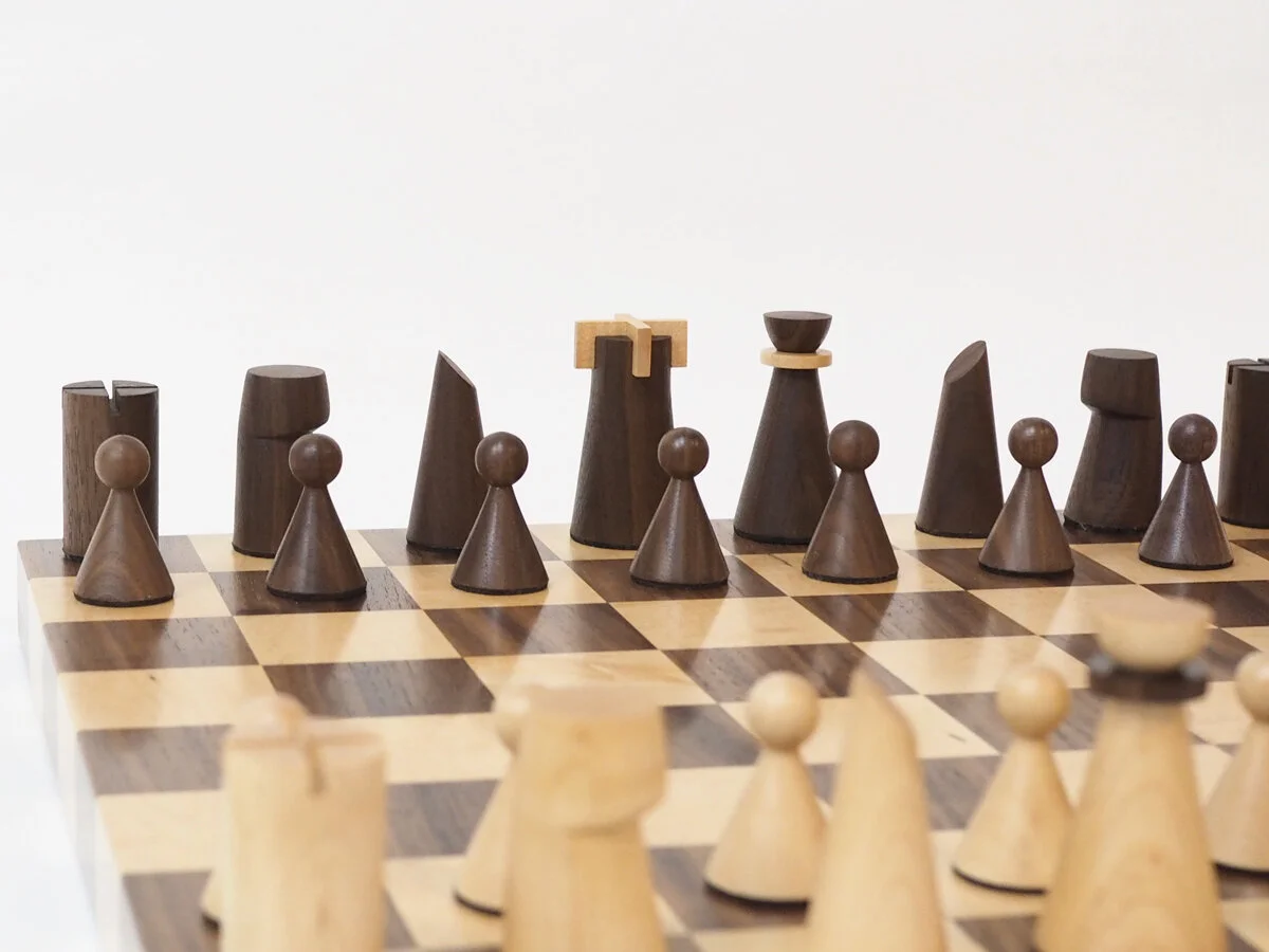handmade chess set