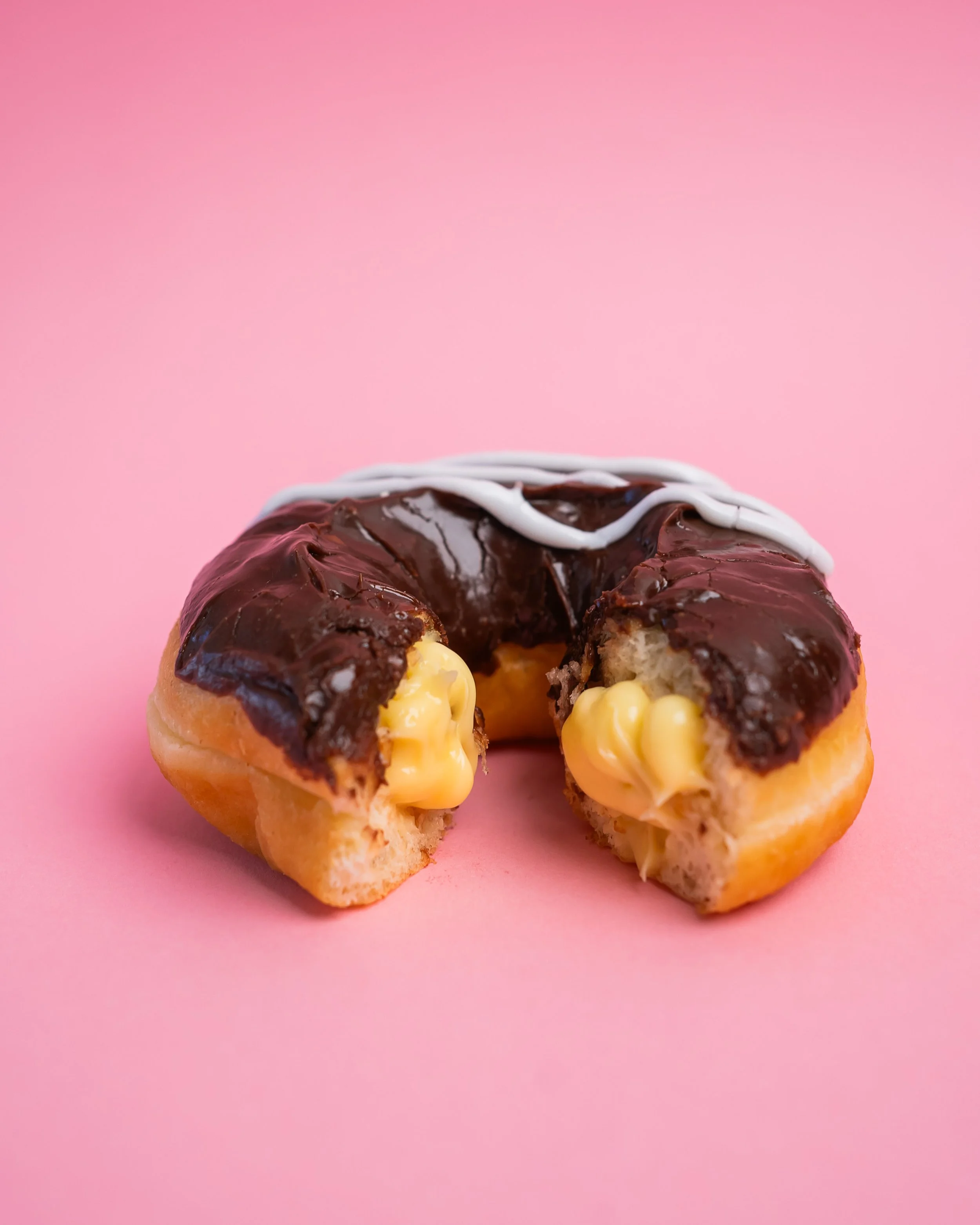 Boston Cream Filled Donut