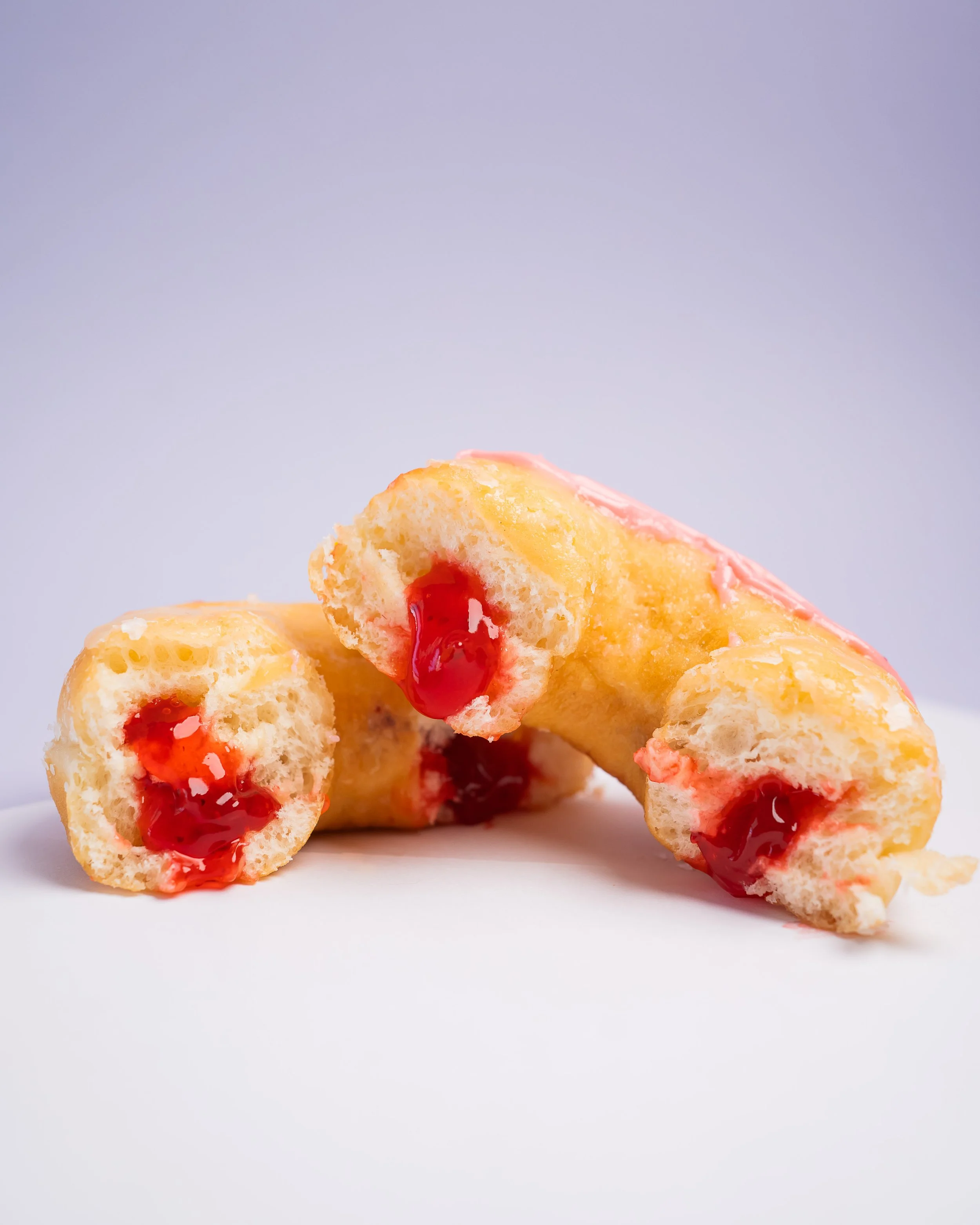 Strawberry Filled Donut