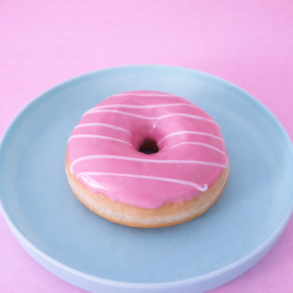 Strawberries & Cream Donut