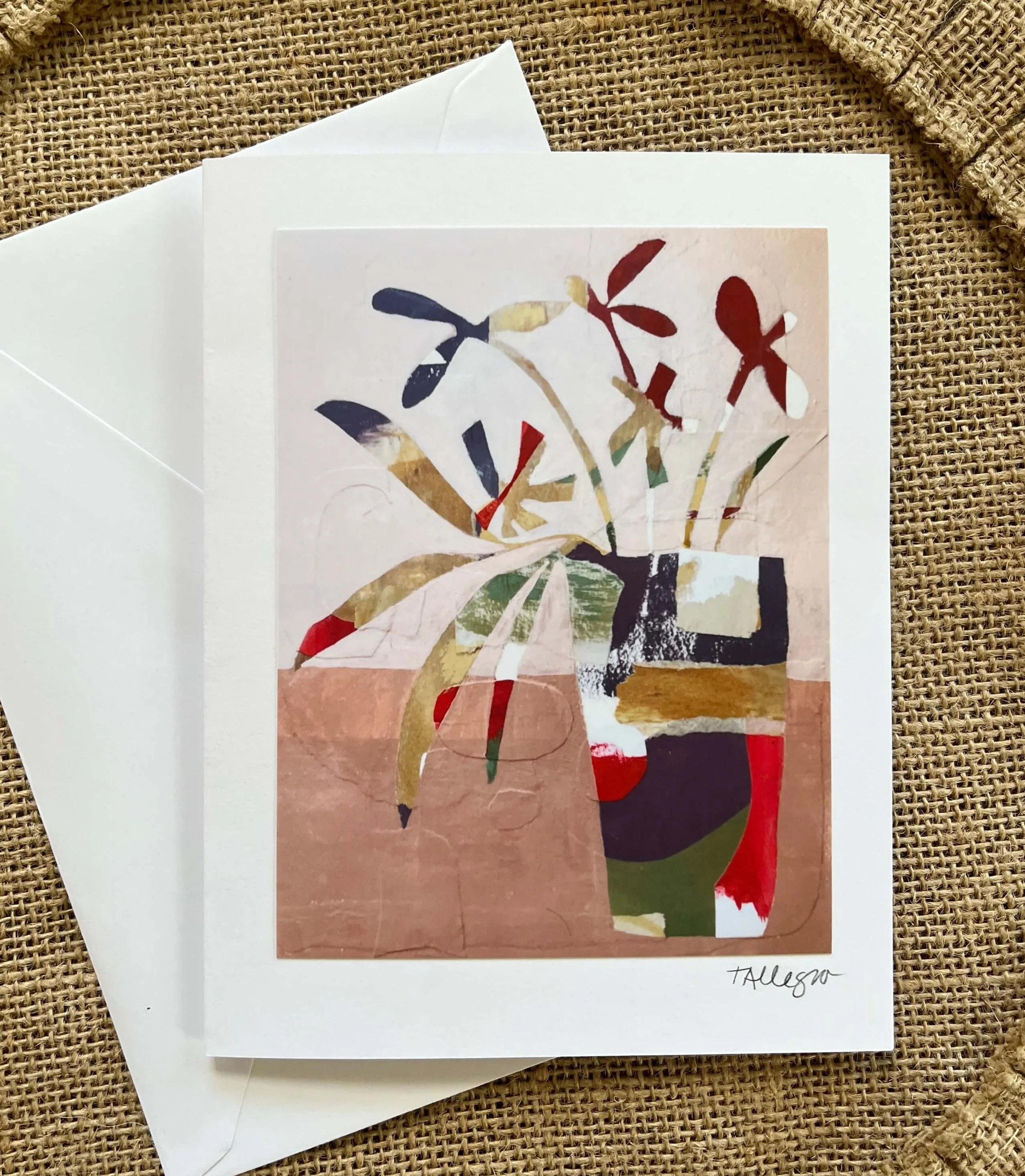 "I'm Blushing" greeting cards