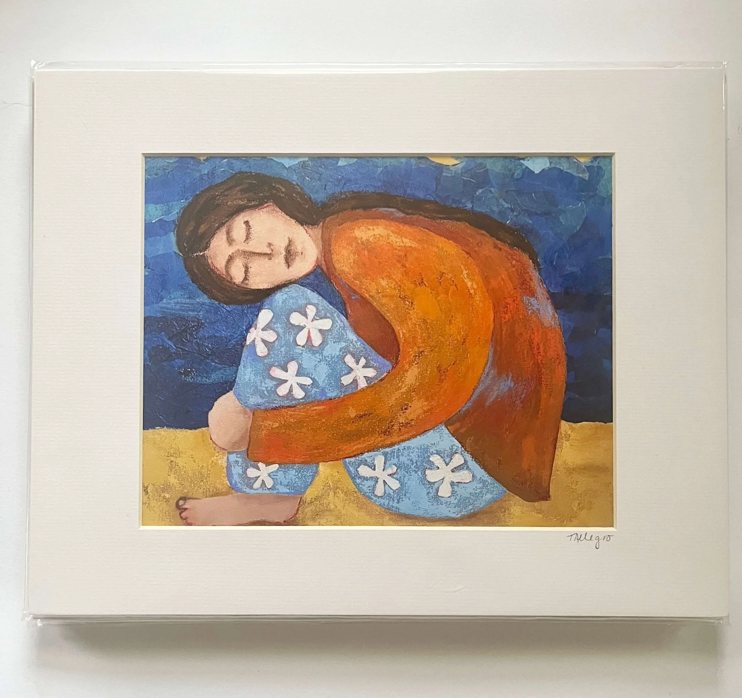 Turtle Girl Giclee Print