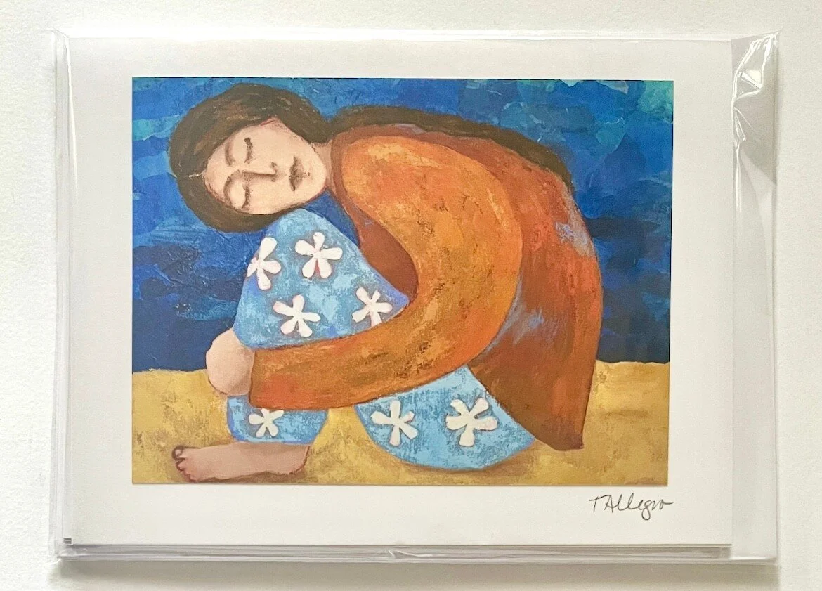 Turtle Girl Greeting Cards