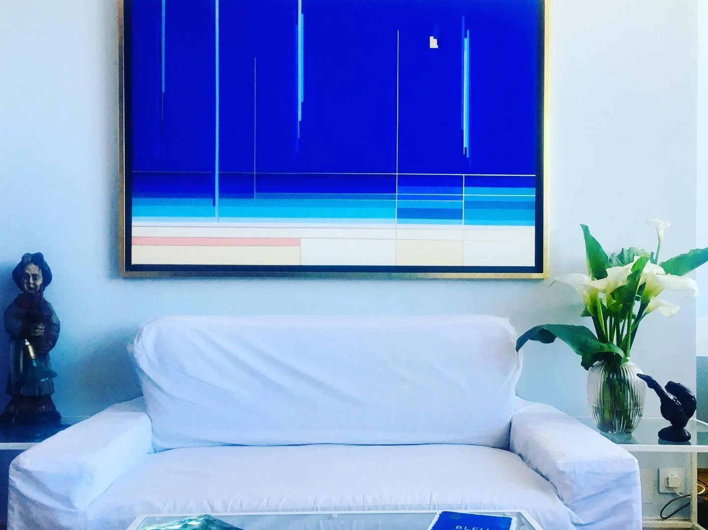 J-2 accrochage demain #galeriepilitaffernaberry #bidartcotebasque #colorblockpainting #paysbasquetourisme #euskadi #geometricart #artathome #gratitudeattitude 🙏