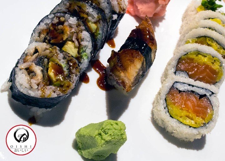 &quot;Nori&quot; (seaweed wrap) + &quot;Maki&quot; (to roll) = DELISH! What's your favorite #sushi roll?
-
-
-
-
-
-
 Oishistl.com | Chesterfield: (636) 530-1198 | Creve Coeur: (314) 567-4478 | #oishistl #chesterfield #crevecoeur #sushi #foodie #ches