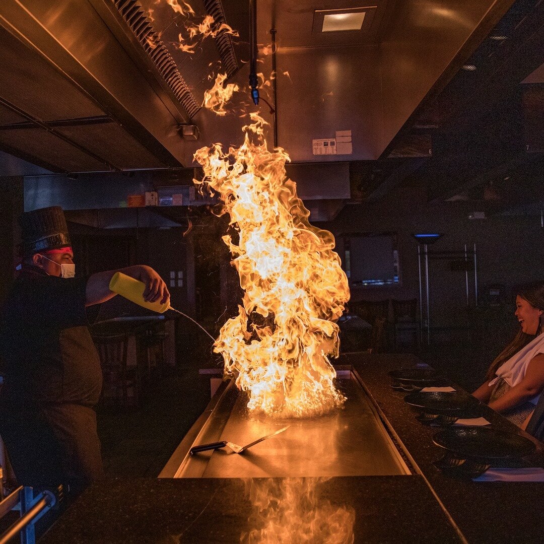 Have you missed the fire? Socially distanced, dine-in seating available for Hibachi at our Chesterfield location or bring the heat with our firey rolls in Creve Couer.
-
-
-
-
-
-
-
-
 Oishistl.com | Chesterfield: (636) 530-1198 | Creve Coeur: (314) 