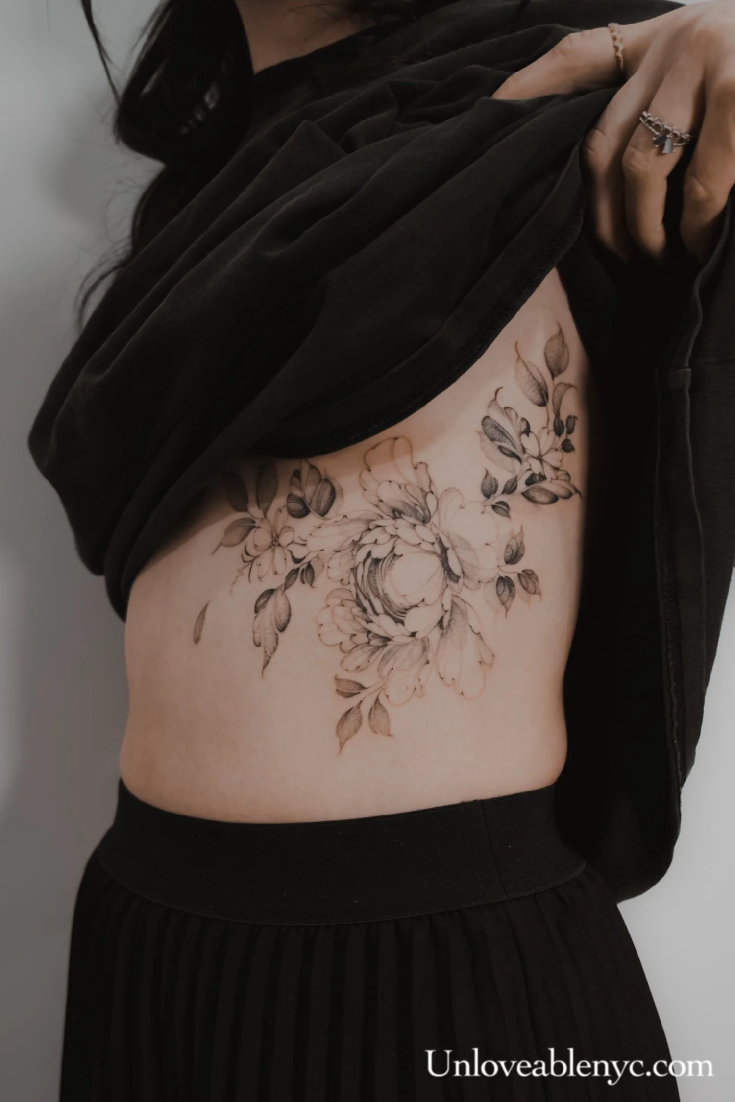 Fine line tattoo artist Brooklyn NY, Black and grey floral flower tattoos, Elegant floral tattoos, Soft detailed tattoos, Delicate floral tattoos NYC, Delicate Minimalist floral tattoos, Fine line botanical tattoos, Custom fine line floral tattoos, B