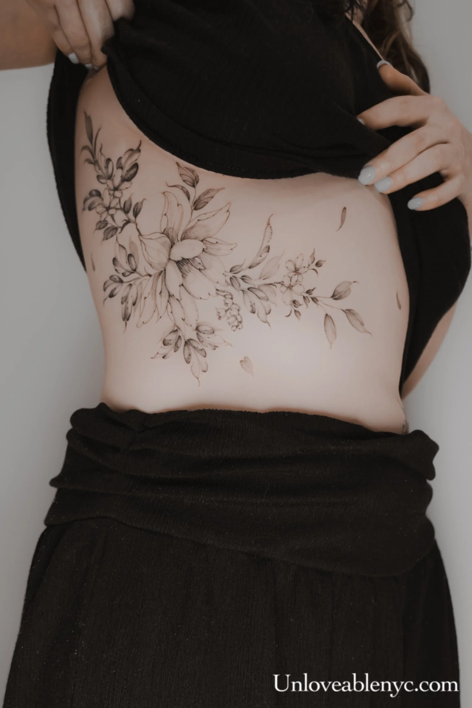 Fine line tattoo artist Brooklyn NY, Black and grey floral flower tattoos, Elegant floral tattoos, Soft detailed tattoos, Delicate floral tattoos NYC, Delicate Minimalist floral tattoos, Fine line botanical tattoos, Custom fine line floral tattoos, B