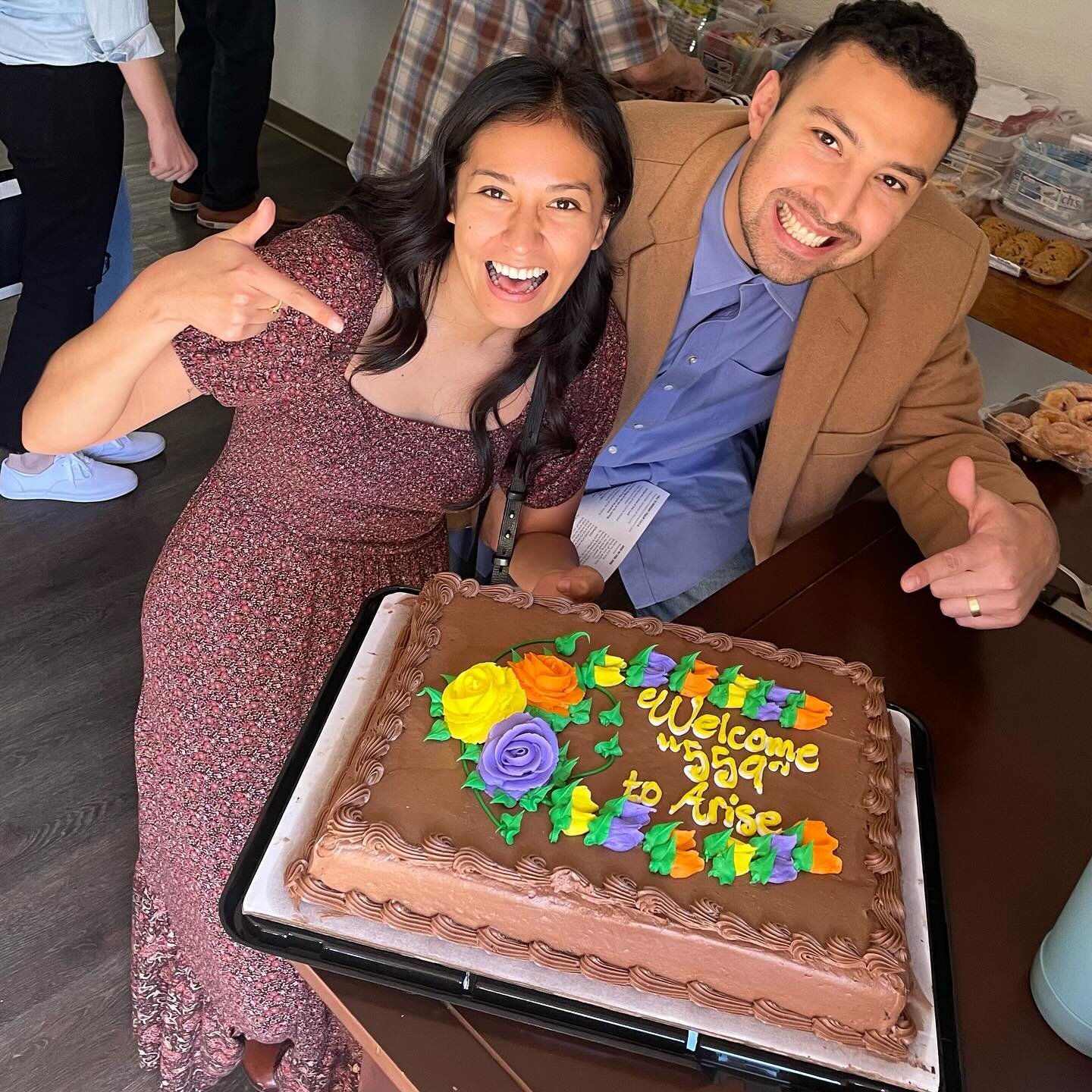 Zoom in on the cake. 😉

Arise is thrilled to welcome &ldquo;the 559&rdquo; into our church family! 

Don&rsquo;t worry&hellip; 559 isn&rsquo;t a salvation issue 😆 - it&rsquo;s an area code from Fresno, California. 

Rudolph and Irais joined us in m