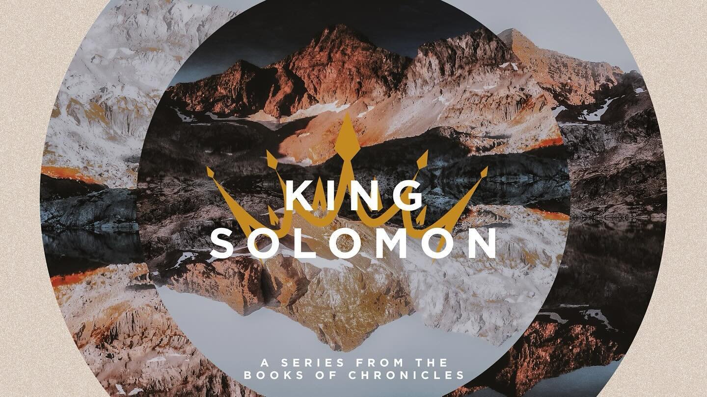 Are you ready for a new mini-series? 🙌🏼

Join us as we continue our larger study of the books of Chronicles - entering into a focus on King Solomon. 

This Sunday will feature: &ldquo;The Wisdom of Solomon&rdquo; from 2 Chronicles 1:1-13. 

Subsequ