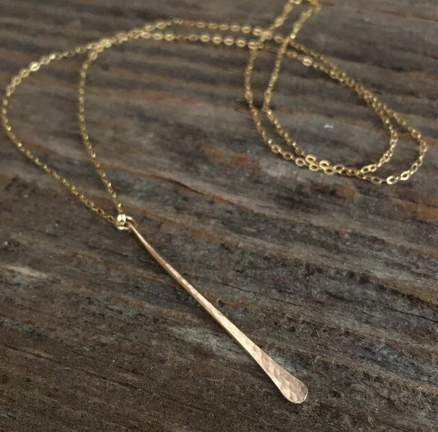 Bar Drop Necklace