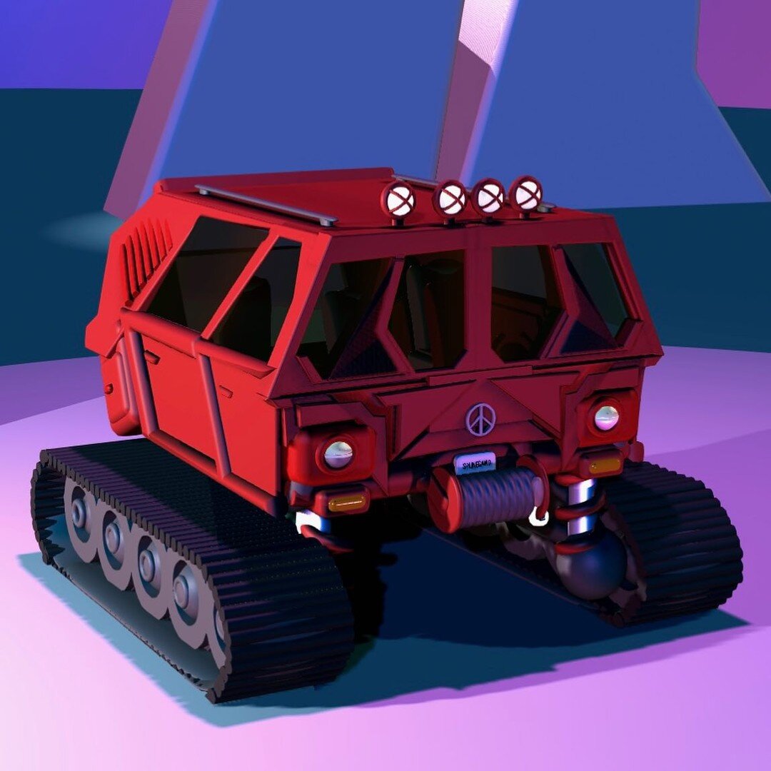 SplineWagon is prob my fav thing ive made with @splinetool yet! Def can be a lot cleaner :) lets just consider this SplineWagon 1 #splinetool #splinewagon #3dvehicle $3ddesign #offroad #splinegawd
