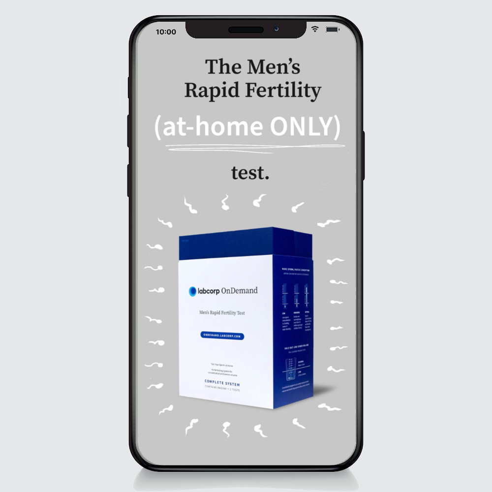 LABCORP : Men’s Rapid Fertility Test — Jahson FullerJahson Fuller