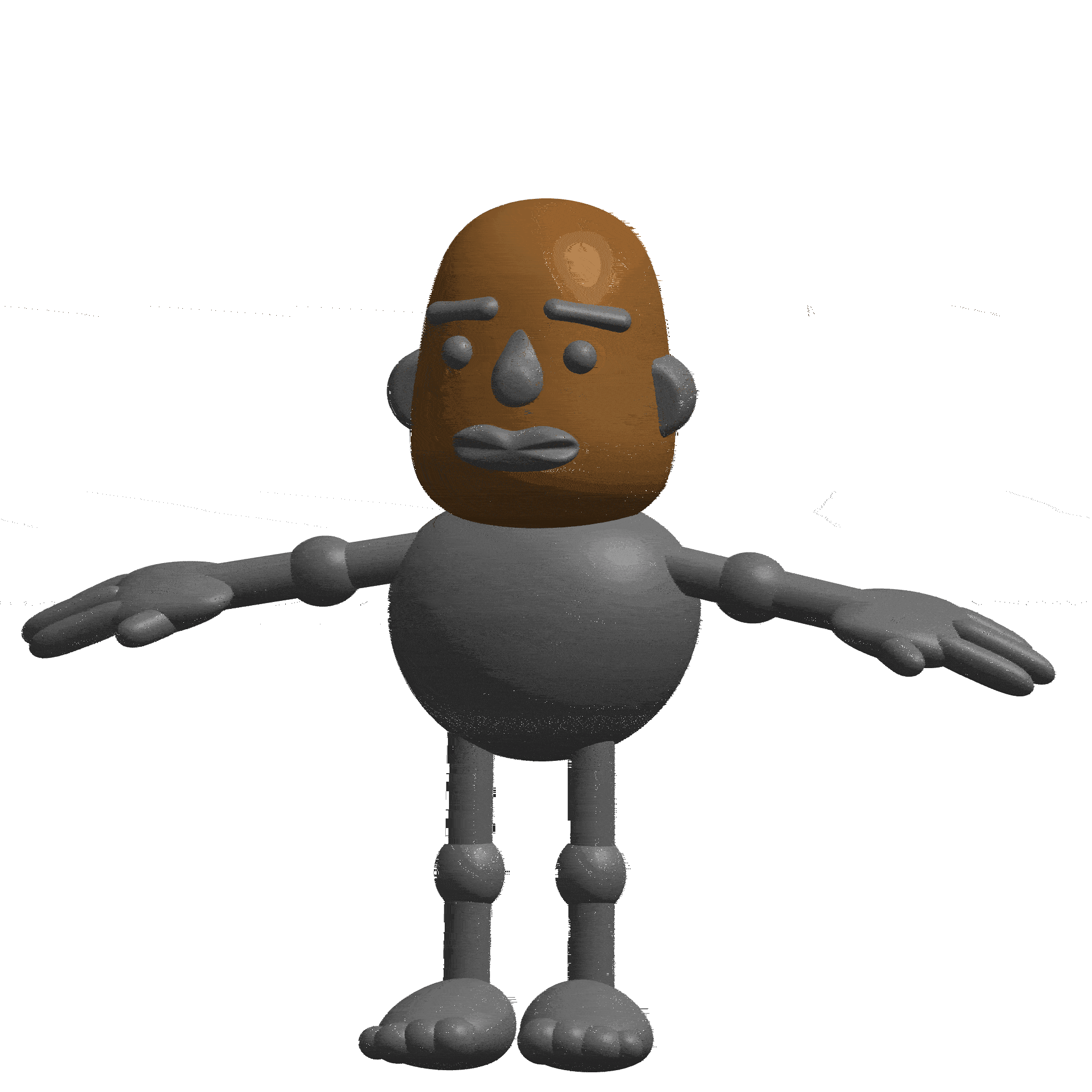 3d black man by jahson fuller