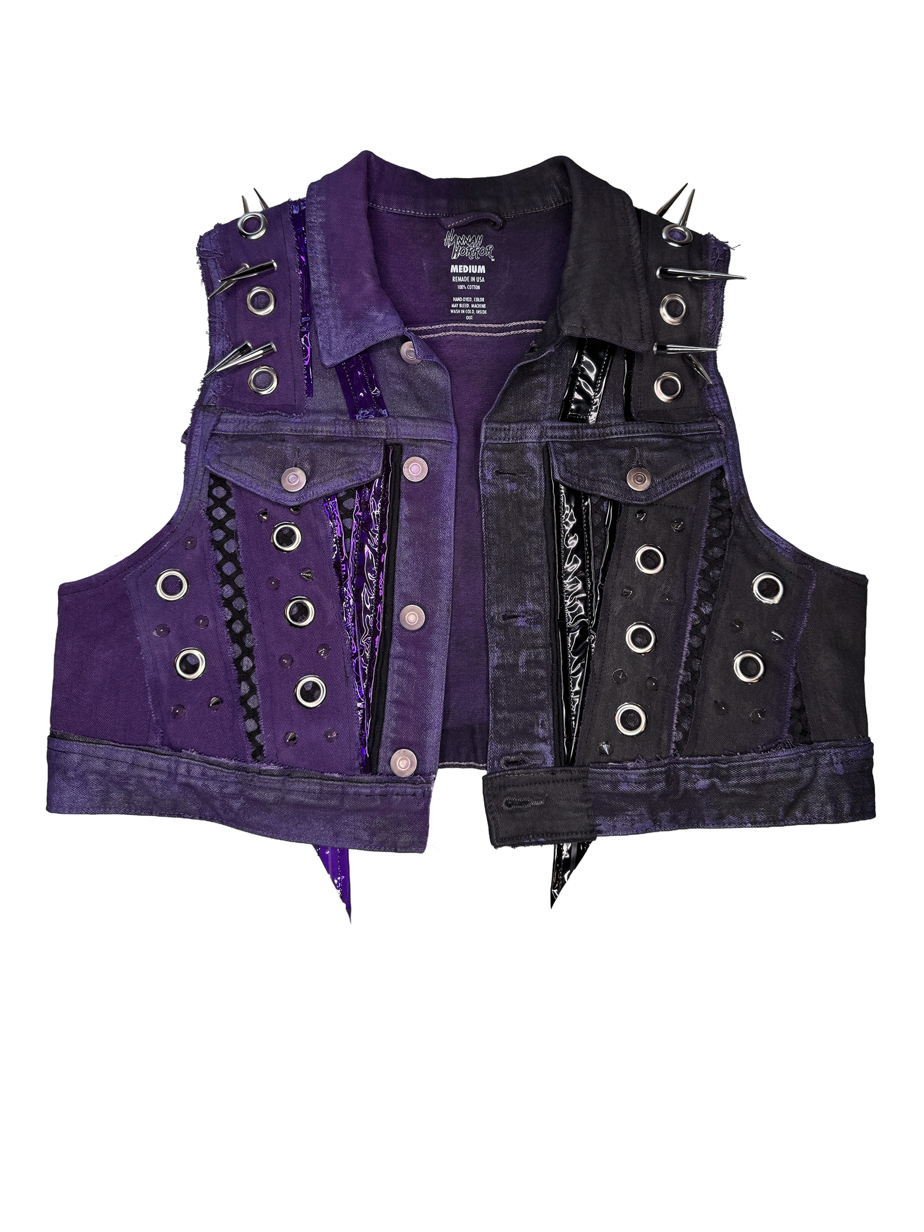 (M) HANDMADE ‘SPLIT’ DENIM VEST