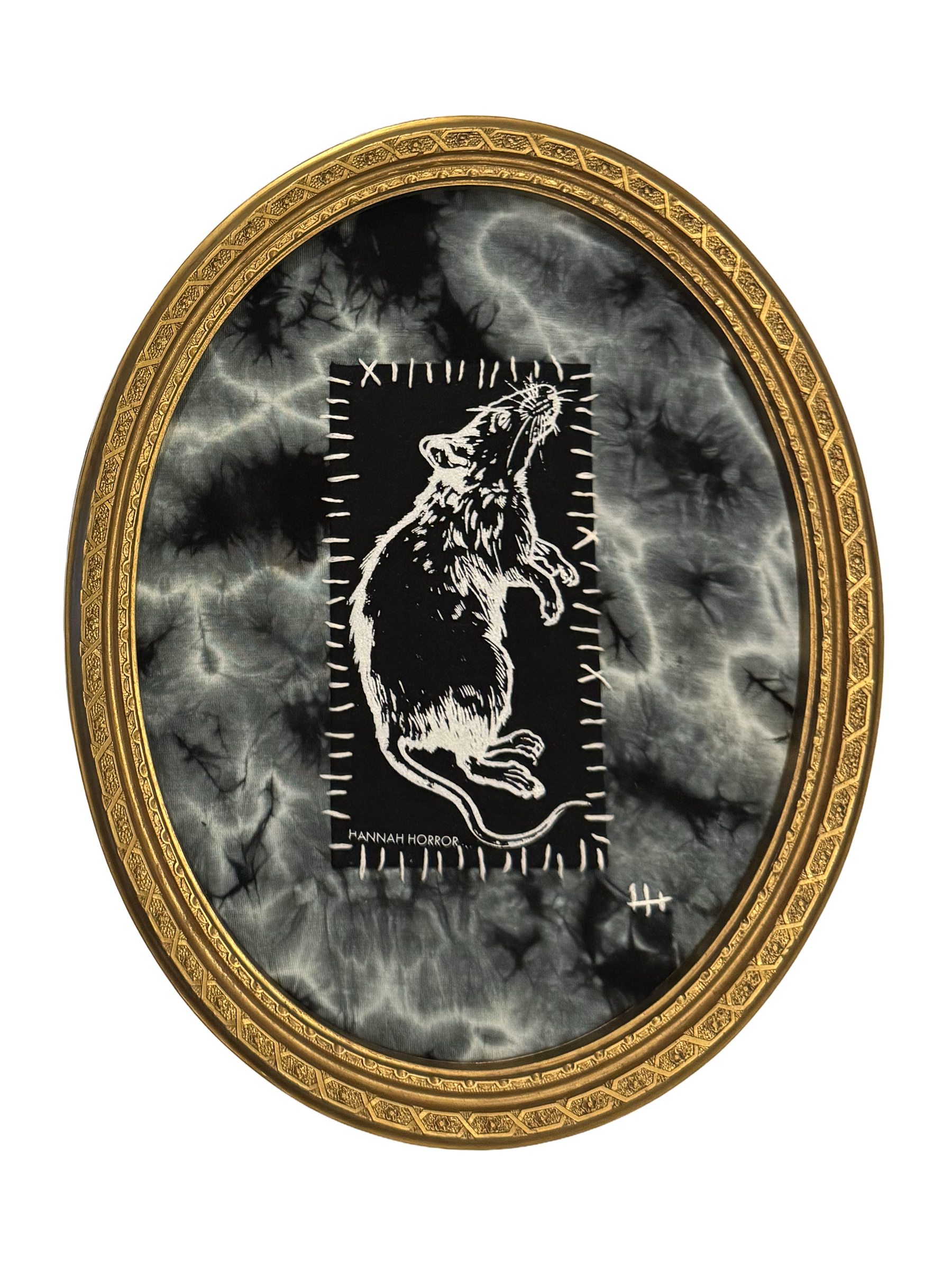 HAND-STITCHED & FRAMED PATCH