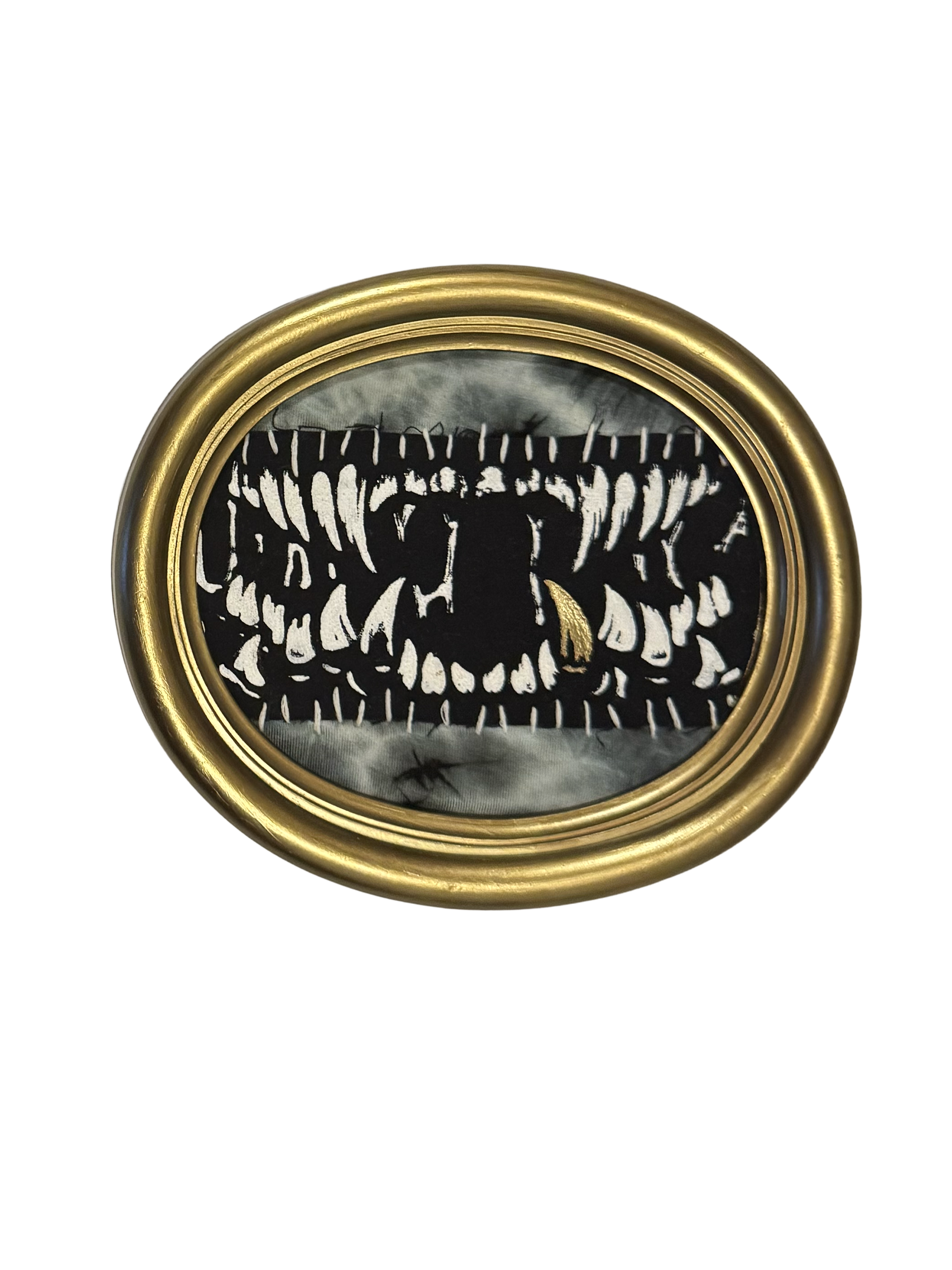 HAND-STITCHED & FRAMED PATCH